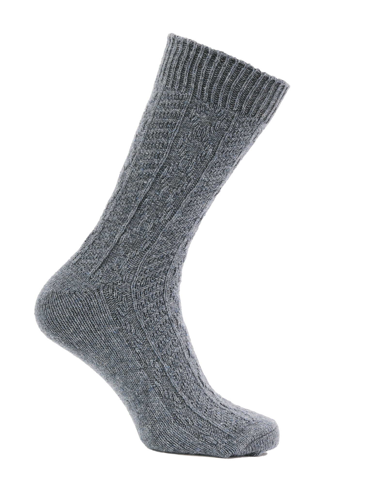 Trachtensocken in dunkelgrau